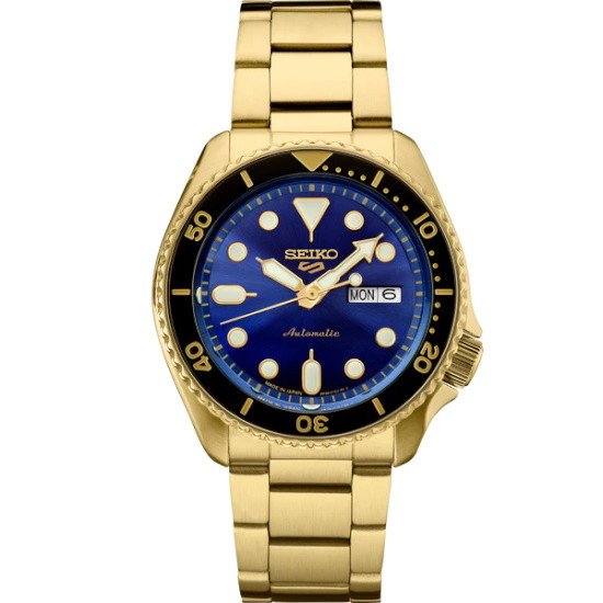 Picture of Seiko 5 Sports U.S. Special Creation Gold-Tone Watch