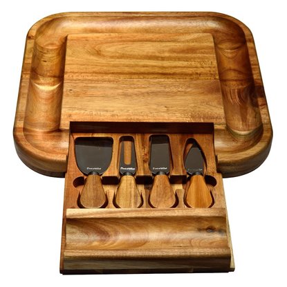 Picture of Picnic at Ascot Acacia Malvern Square Cheese Board