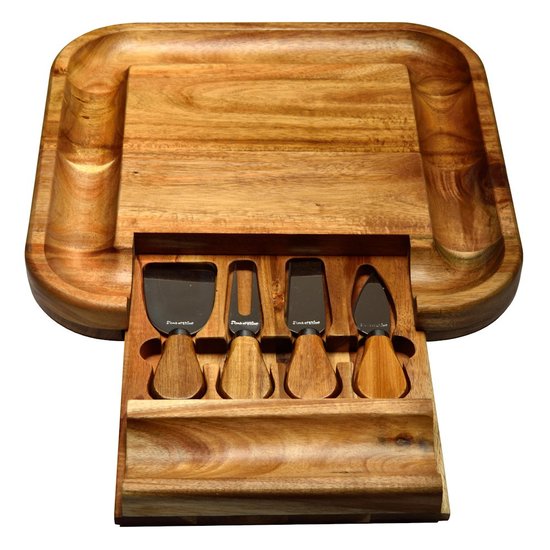 Picture of Picnic at Ascot Acacia Malvern Square Cheese Board