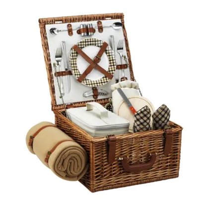Picture of Picnic at Ascot Cheshire Basket for Two with Blanket - London