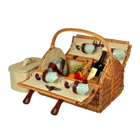 Picture of Picnic at Ascot Yorkshire Picnic Basket for Four