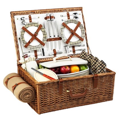 Picture of Picnic at Ascot Dorset Picnic Basket for Four with Blanket