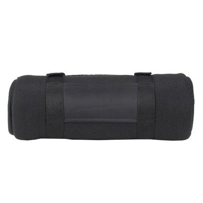 Picture of Picnic at Ascot Fleece Blanket with Carrier - Black