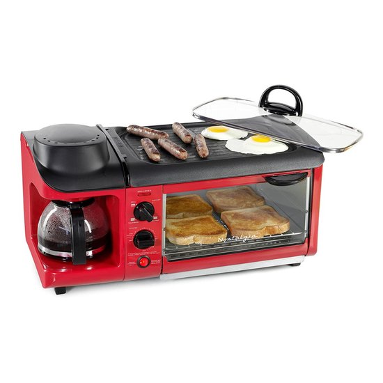 Picture of Nostalgia Retro 3-in-1 Family Size Electric Breakfast Station