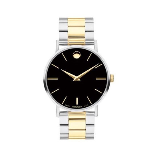 Picture of Movado Men's Corporate Classic Black Dial/Two-Tone Bracelet