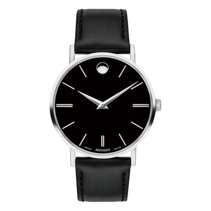 Picture of Movado Men's Corporate Classic Black Strap/Silver Watch
