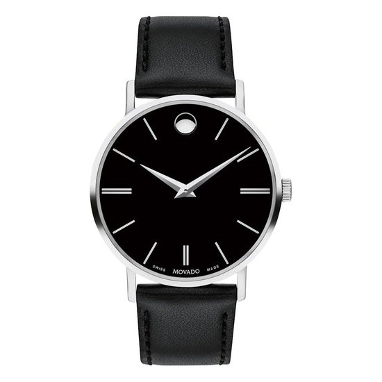 Picture of Movado Men's Corporate Classic Black Strap/Silver Watch