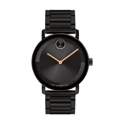 Picture of Movado Men's BOLD Evolution 2.0 Black/Rose Gold-Tone Watch
