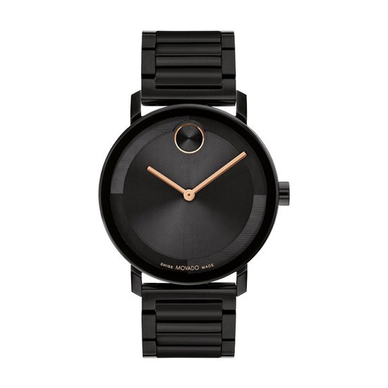 Picture of Movado Men's BOLD Evolution 2.0 Black/Rose Gold-Tone Watch