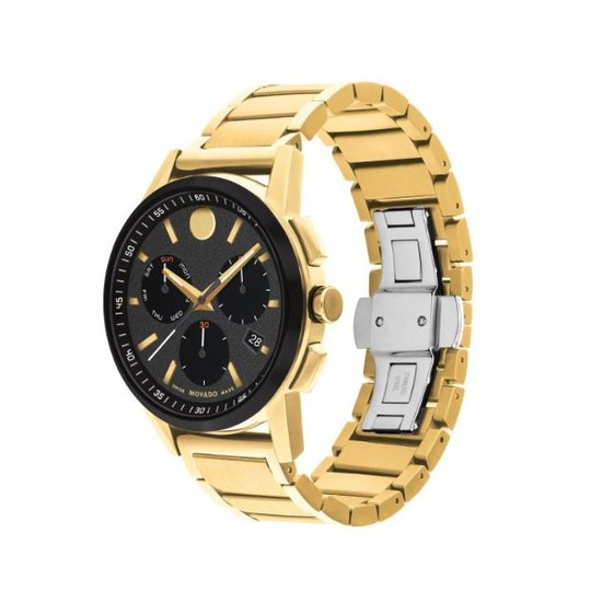 Picture of Movado Men's Museum Sport Yellow Gold PVD Finish Watch