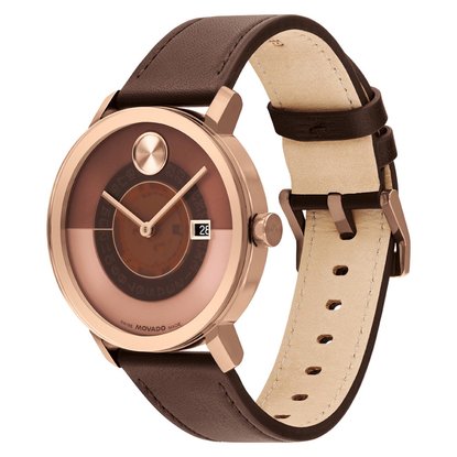 Picture of Movado Bold Evo 2.0 Skeleton - Coffee Case/Strap/Dial