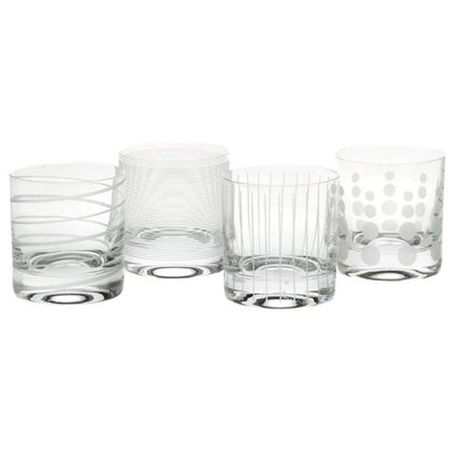 Picture of Mikasa Set of Four Cheers Double Old Fashioned Glasses