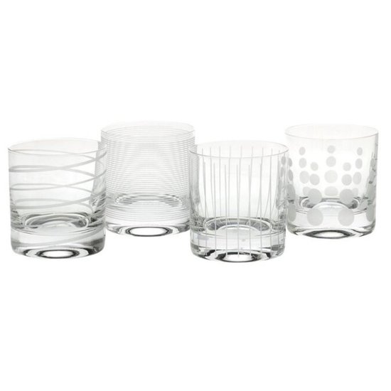 Picture of Mikasa Set of Four Cheers Double Old Fashioned Glasses