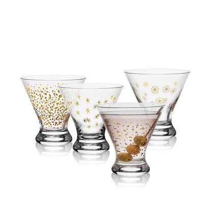 Picture of Mikasa Set of Four 10-oz. Party Stemless Martini Glasses