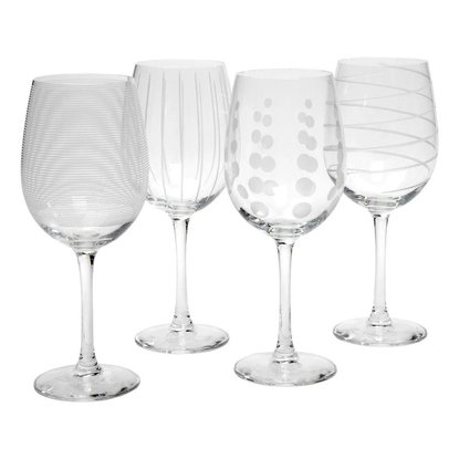 Picture of Mikasa Set of Four Cheers White Wine Glasses