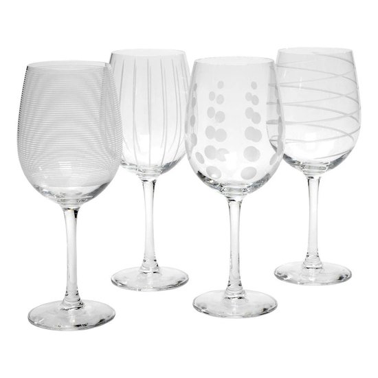 Picture of Mikasa Set of Four Cheers White Wine Glasses