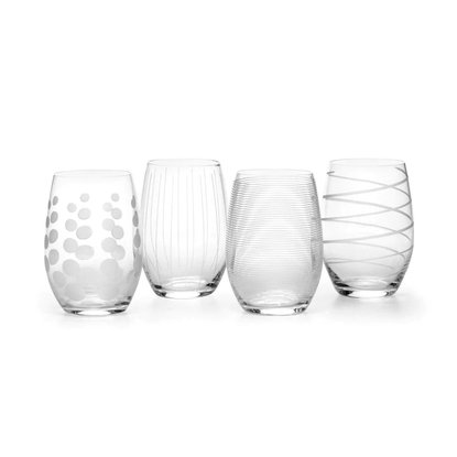 Picture of Mikasa Set of Four 17-oz. Cheers Stemless Wine Glasses
