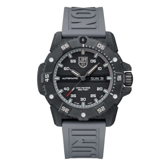 Picture of Luminox Master Carbon Seal Auto Day Date Watch with Gray Strap