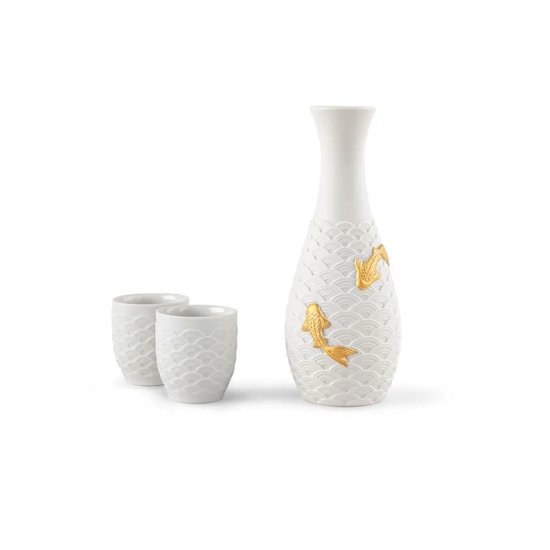 Picture of Lladro Koi Sake Set