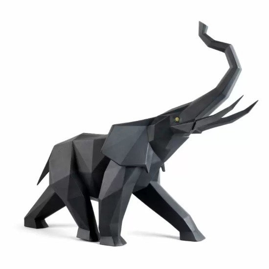 Picture of Lladro Elephant - Black