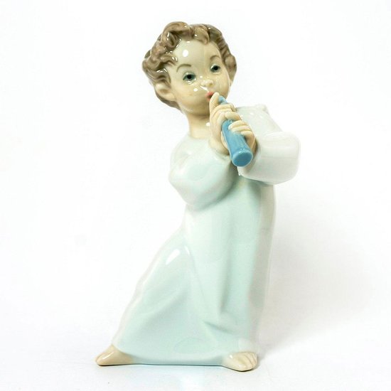 Picture of Lladro Angel with Flute Figurine