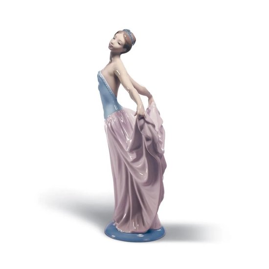 Picture of Lladro Dancer Glazed Porcelain Figurine