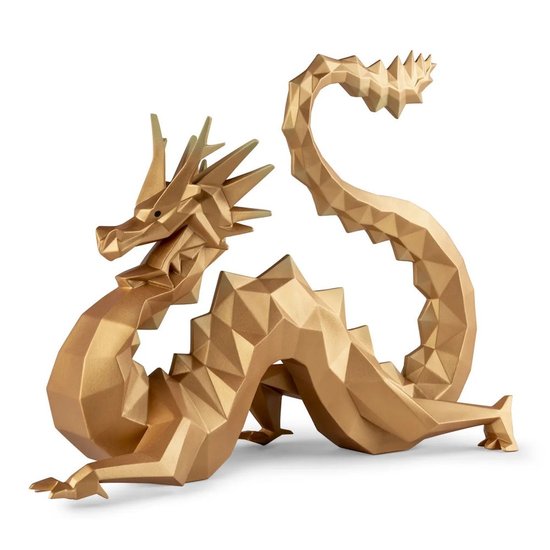 Picture of Lladro Golden Dragon Figurine