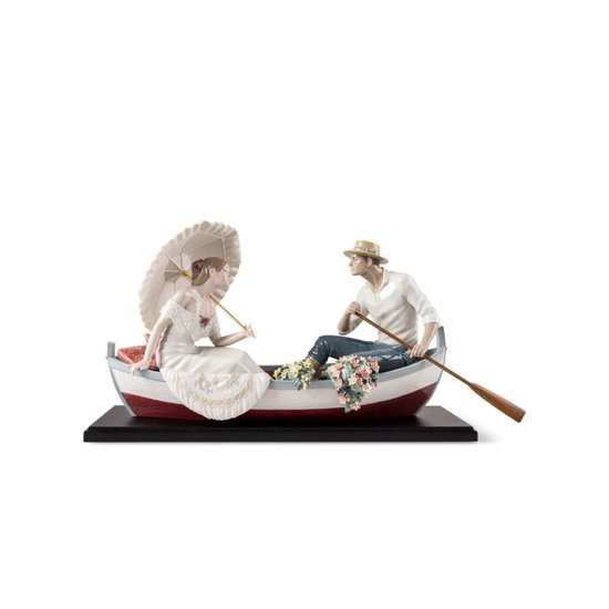 Picture of Lladro Romance on the Lake Figurine