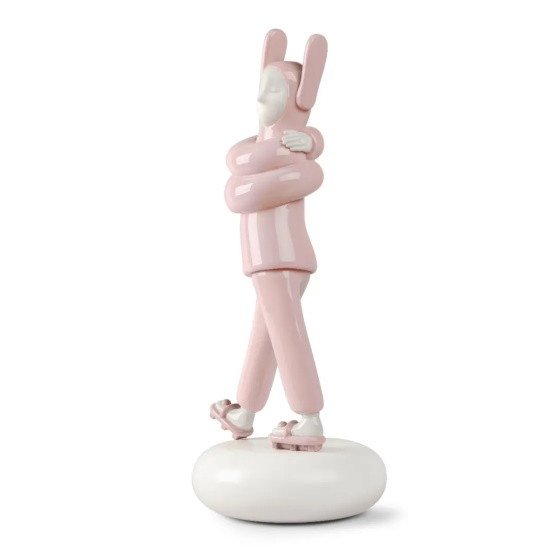 Picture of Lladro Embraced Figurine - Pink