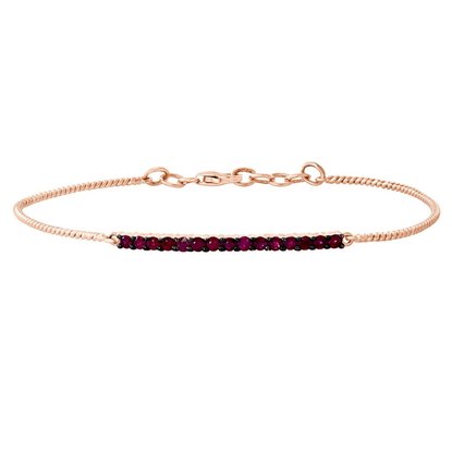 Picture of Lali 14-Karat Rose Gold/Ruby Bracelet