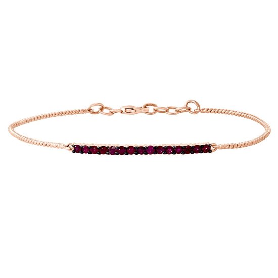 Picture of Lali 14-Karat Rose Gold/Ruby Bracelet