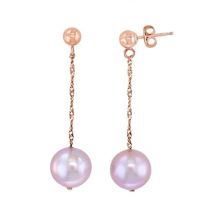 Picture of Lali 14-Karat Rose Gold Natural Pink Fresh Water Pearl Earring