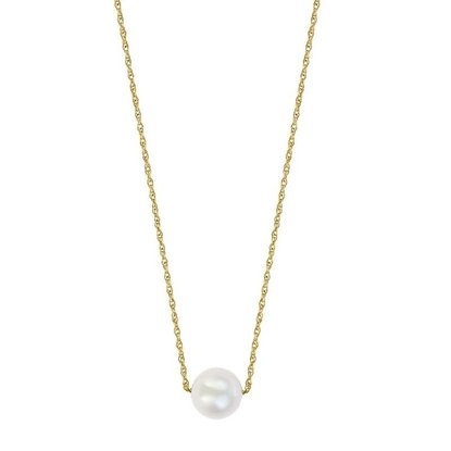 Picture of Lali 18" 14-Karat Yellow Gold White Pearl Necklace
