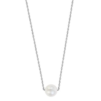 Picture of Lali 18" 14-Karat White Gold White Pearl Necklace