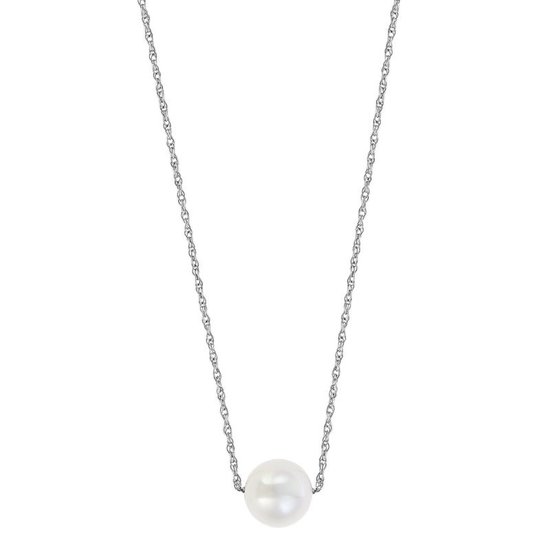 Picture of Lali 18" 14-Karat White Gold White Pearl Necklace