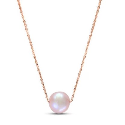 Picture of Lali 18" 14-Karat Rose Gold Fresh Water Pearl Necklace