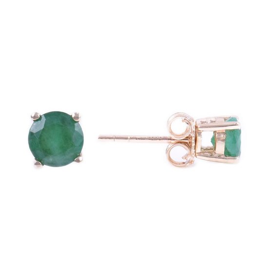 Picture of Lali 14-Karat Yellow Gold Emerald Earring
