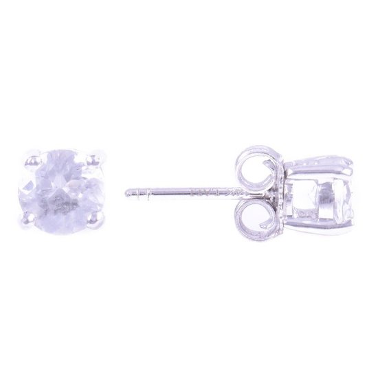 Picture of Lali 14-Karat White Gold White Topaz Earring