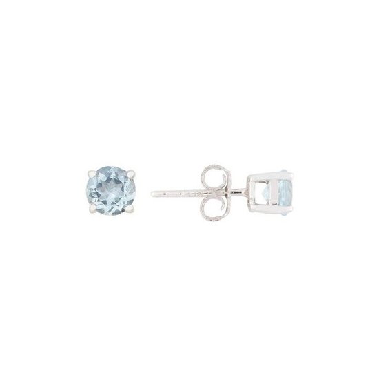 Picture of Lali 14-Karat White Gold Aquamarine Earring