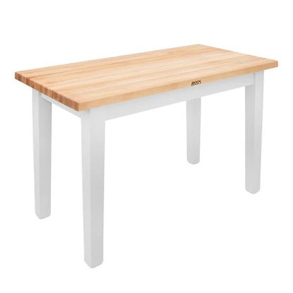 Picture of John Boos Classic Country Work Table - Alabaster Maple