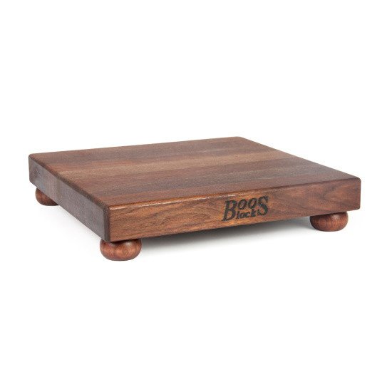 Picture of John Boos Square Walnut Cutting Board with Bun Feet