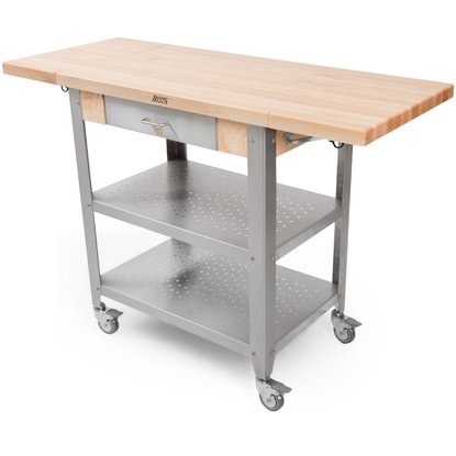Picture of John Boos Cucina Elegante 50" Kitchen Cart - Maple