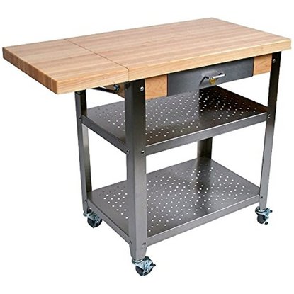Picture of John Boos Cucina Elegante 40" Kitchen Cart - Maple