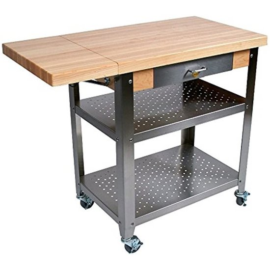 Picture of John Boos Cucina Elegante 40" Kitchen Cart - Maple