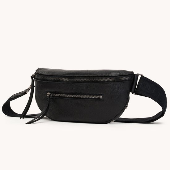 Picture of Hammitt Charles Medium Crossbody - Black/Gunmetal