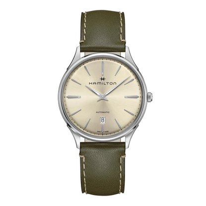 Picture of Hamilton Jazzmaster Thinline Automatic Watch w/ Green Leather