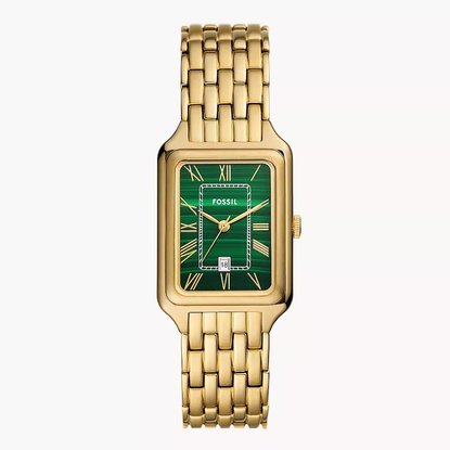 Picture of Fossil Raquel Three-Hand Date Gold-Tone Stainless Steel Watch