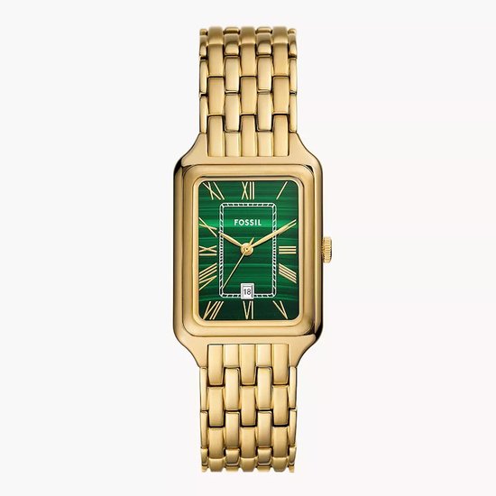 Picture of Fossil Raquel Three-Hand Date Gold-Tone Stainless Steel Watch