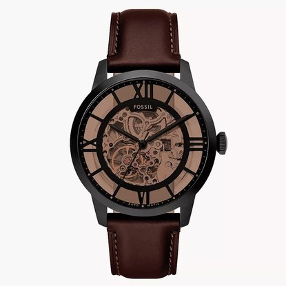 Picture of Fossil Townsman Automatic Dark Brown Leather Watch