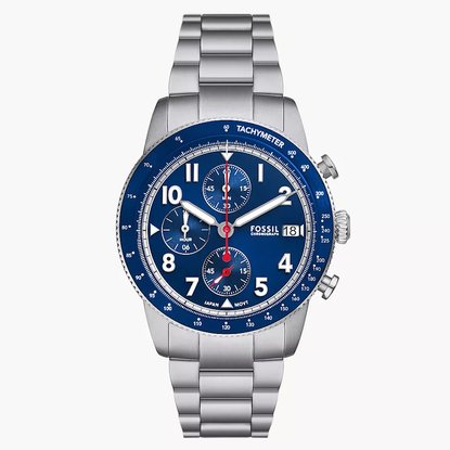 Picture of Fossil Sport Tourer Chrono Silver Stainless Steel Watch